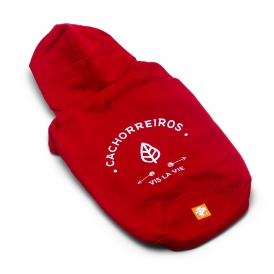 MOLETOM PARA CACHORROS VERMELHO G